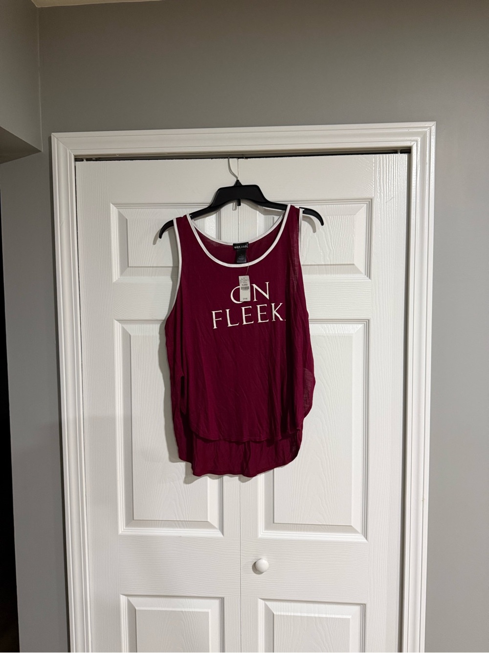 Wet Seal Burgundy 'On Fleek' Sleeveless Tank